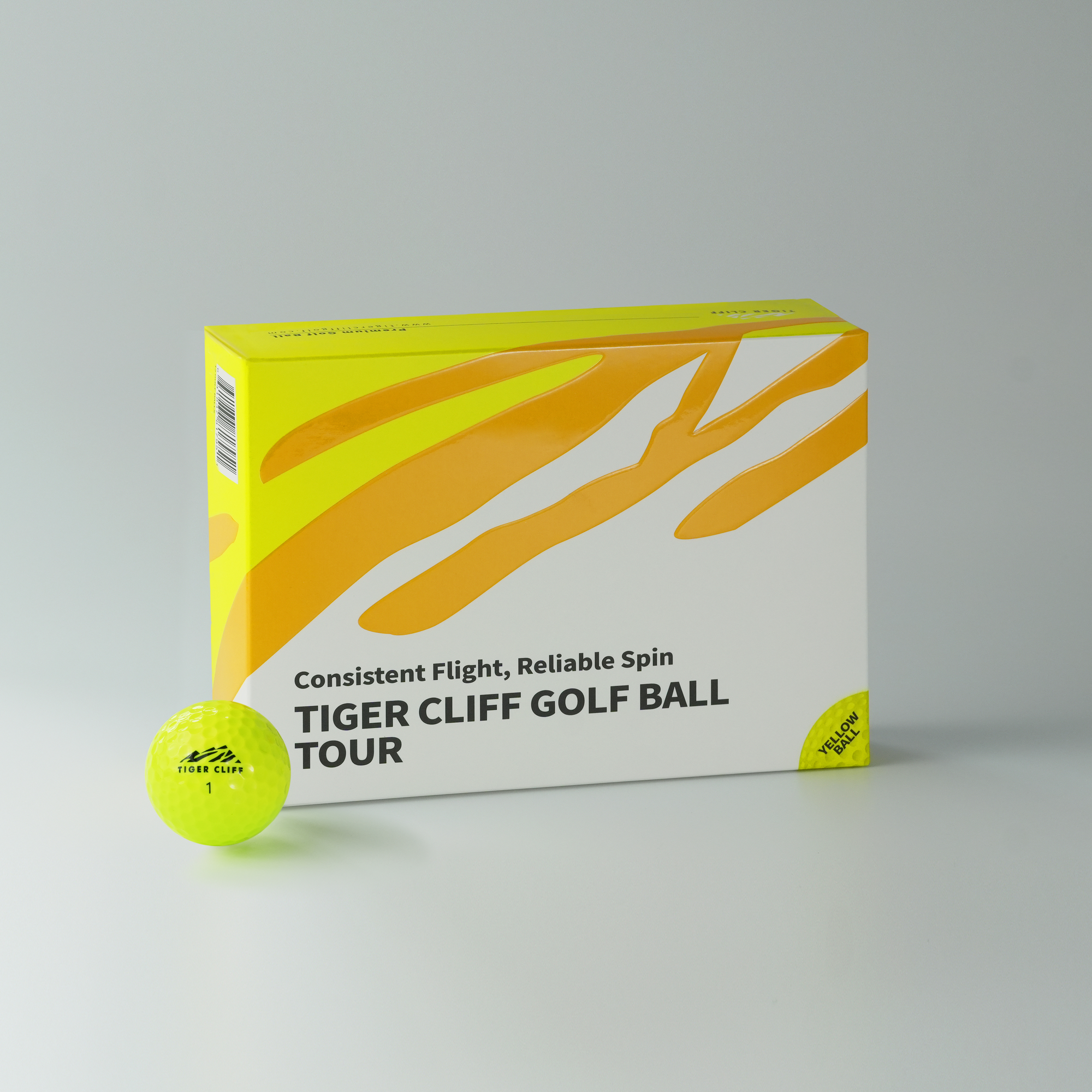 Tour Yellow - 3 PC Surlyn 75 Compression